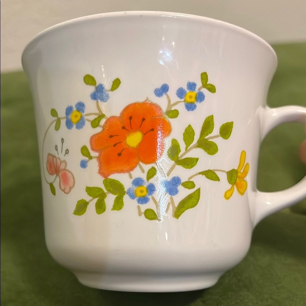 Vintage Floral Corelle Corning Wear Mugs - Picture 11 of 16